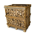 Caisse de bouleau séché au four (1.17m3) – Bois de chauffe