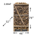 Caisse de bouleau séché au four 1.96m3 mètre cube – Bois de chauffe