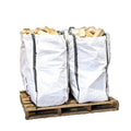 Sacs de brouette de bûches de bois dur mélangé séché au four x4 – Bois de chauffe