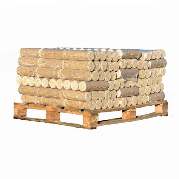 Briquettes de bois – demi-palette – Bois de chauffe