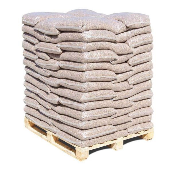 Granulés de bois Din Plus – 75 sacs x 10 kg – Bois de chauffe