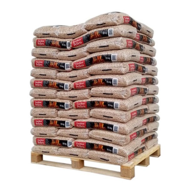 Pellet Excellent Pellets – Palette de 65 sacs de 15 kg – Bois de chauffe