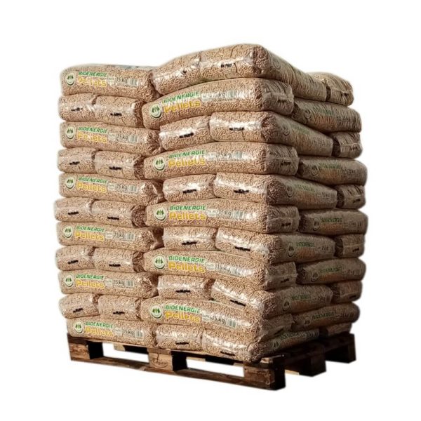 Pellet Bio Energie – Palette de 66 sacs de 15 kg – Bois de chauffe
