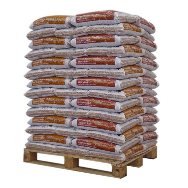 Pellet Ardenforest – Palette de 70 sacs de 15 kg – Bois de chauffe