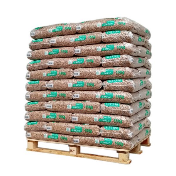 Pellet Limouzi – Palette de 66 sacs de 15 kg – Bois de chauffe