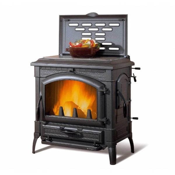 Poêle à bois Isotta con cerchi Evo 14.5kW – Bois de chauffe