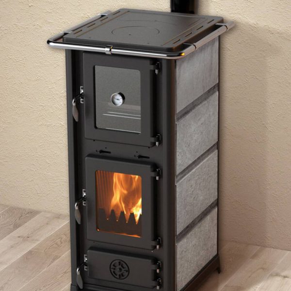 Poêle à Bois/charbon Olympia Plus 18kW – Bois de chauffe