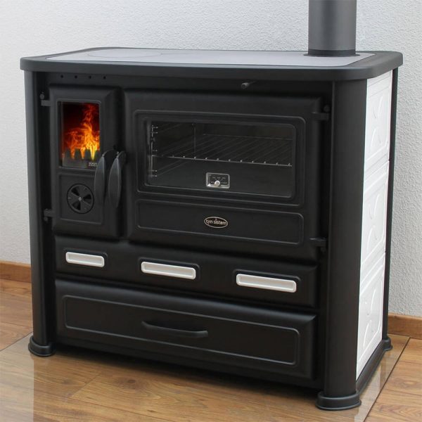 Cuisinière à Bois Asciaju 9kW – Bois de chauffe